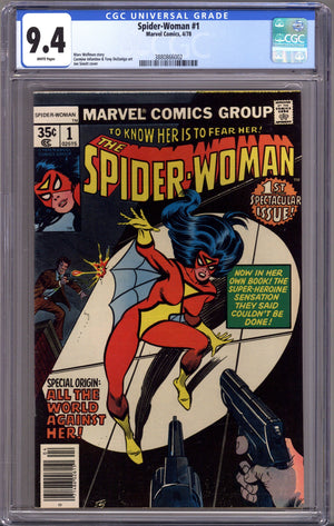 Spider-Woman Vol 1 1 CGC 9.4 (NM) (1978)