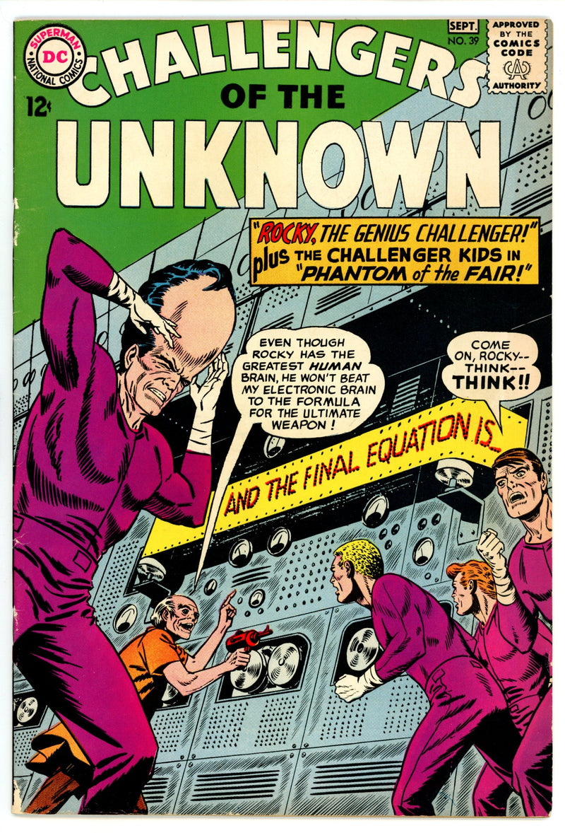 Challengers of the Unknown Vol 1 39 FN (6.0) (1964) 