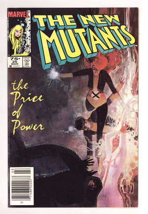 The New Mutants Vol 1 25 NM- (9.2) (1985) Canadian Price Variant