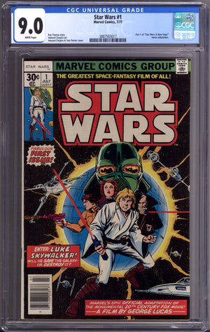 Star Wars Vol 1 1 CGC 9.0 (VF/NM) (1977)