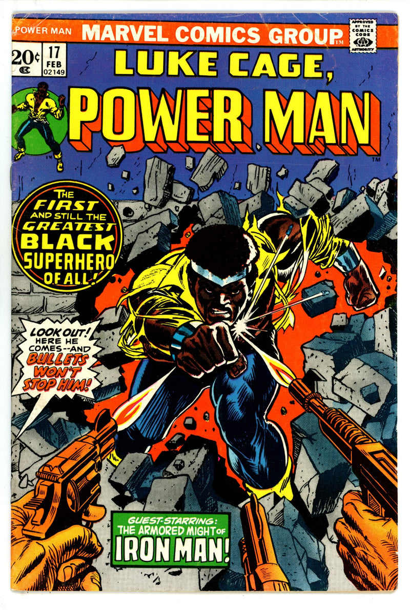 Power Man 17 VG/FN (5.0) (1974) 