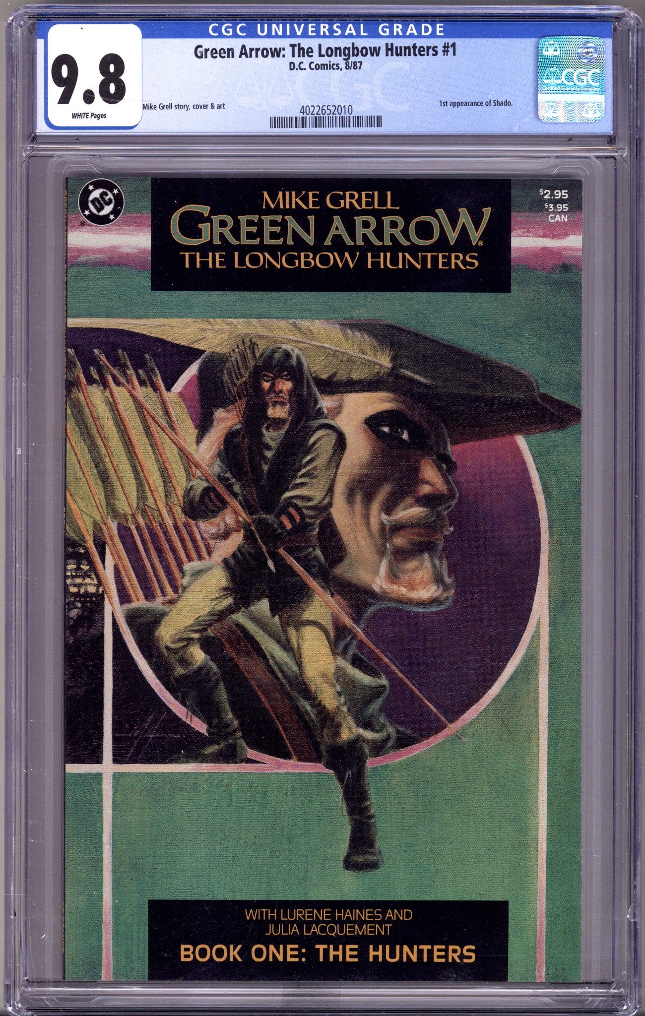 Green Arrow: The Longbow Hunters   1 CGC 9.8 (NM/M)   (1987)        