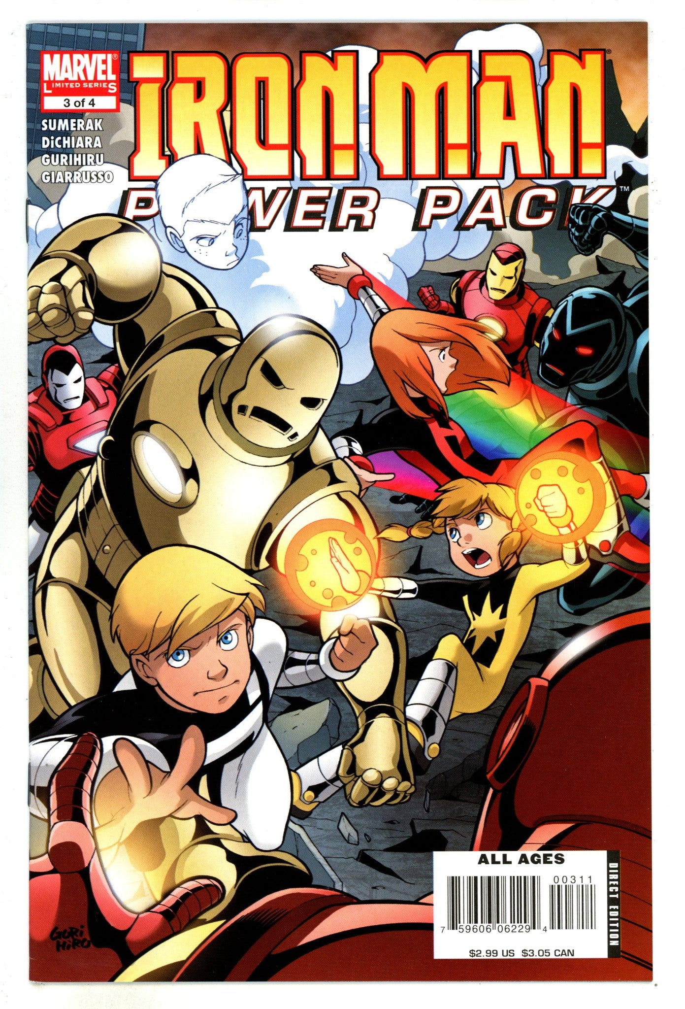 Iron Man and Power Pack 3 High Grade (2008) 