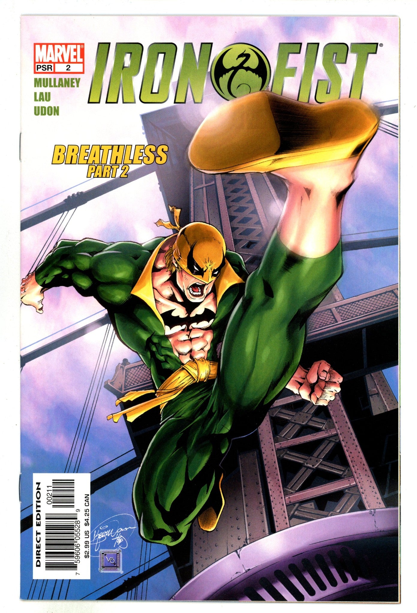 Iron Fist Vol 4 2 High Grade (2004) 