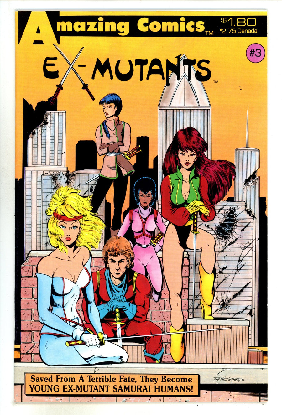 Ex-Mutants 3 Mid Grade (1987) 