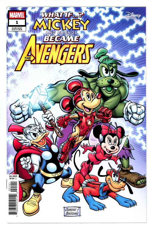 What If Mickey & Friends Became Avengers 1 Jurgens Variant (2025)