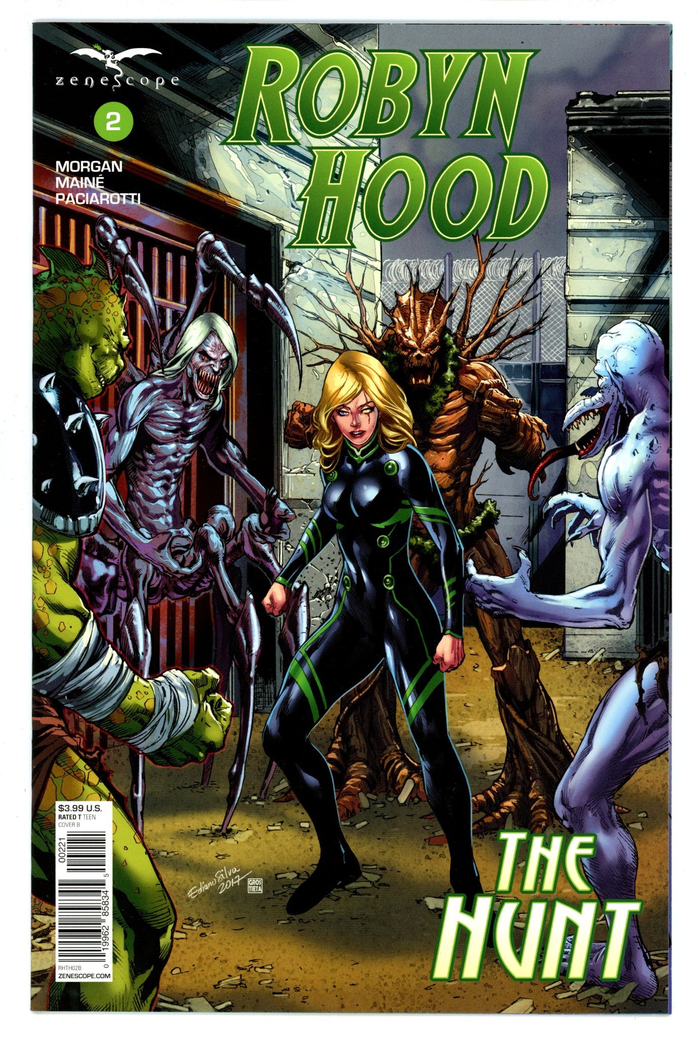 Robyn Hood: The Hunt 2 High Grade (2017) Silva Variant 