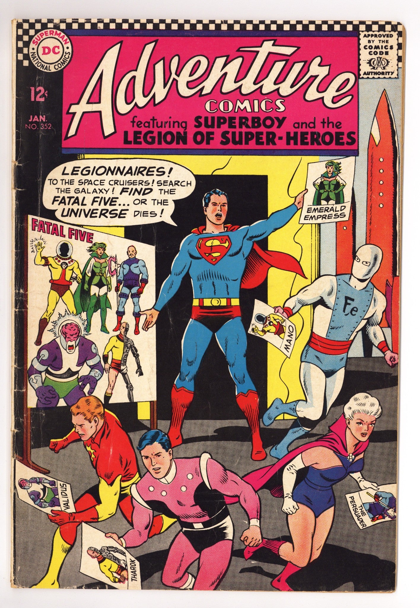 Adventure Comics Vol 1 352 VG- (3.5) (1967) 