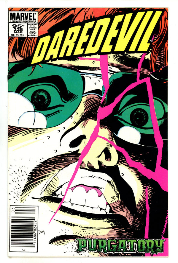 Daredevil Vol 1 228 VF+ (8.5) (1986) Canadian Price Variant