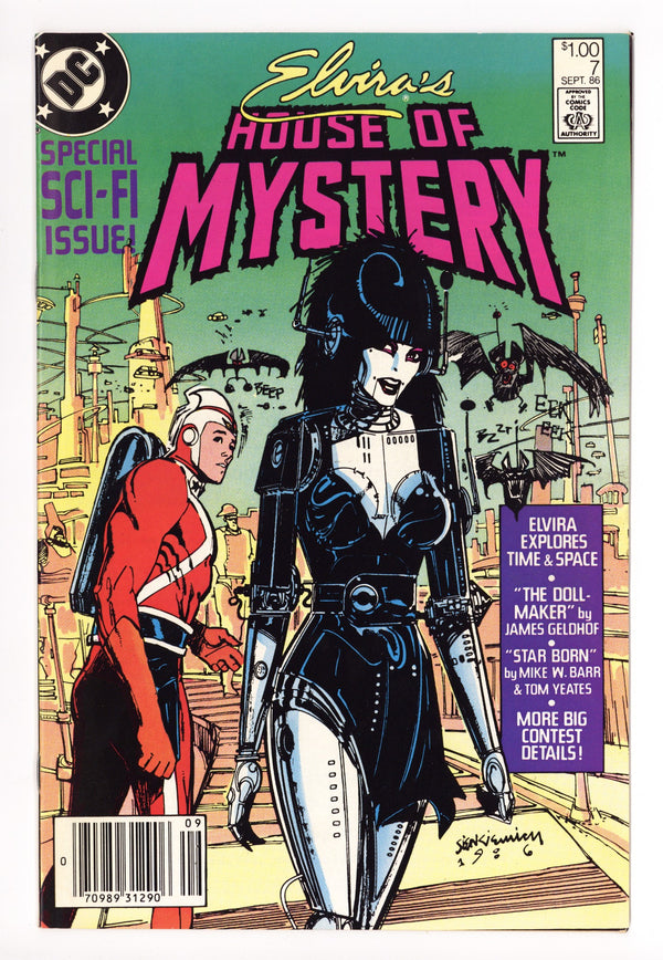 Elvira's House of Mystery 7 VF (8.0) (1986) Canadian Price Variant