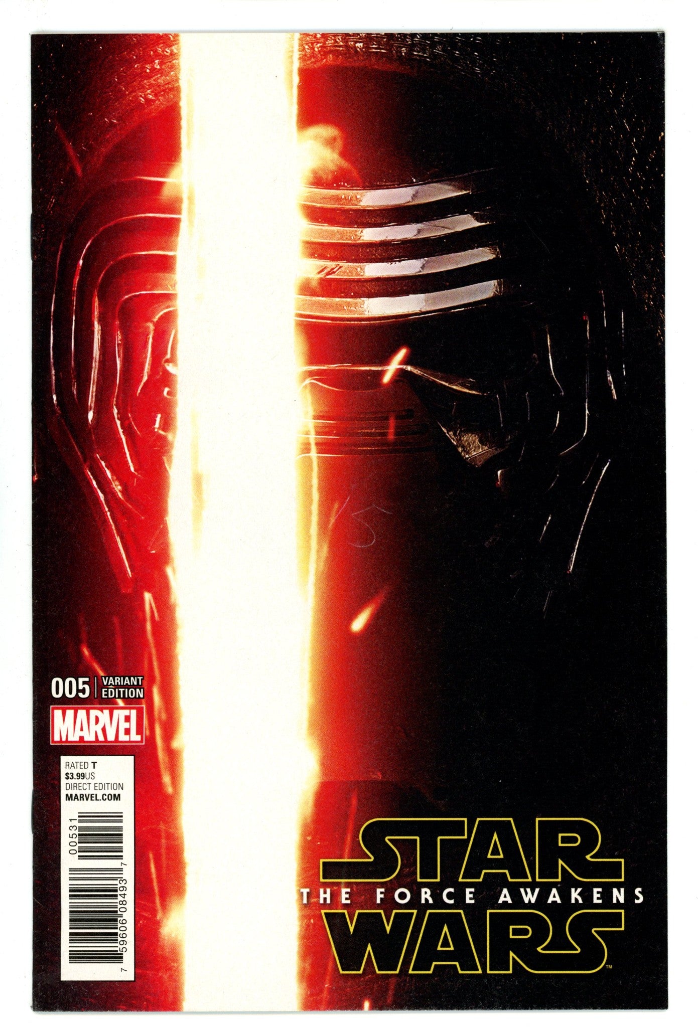 Star Wars: The Force Awakens Adaptation 5 VF- (7.5) (2016) Movie Photo Incentive Variant 