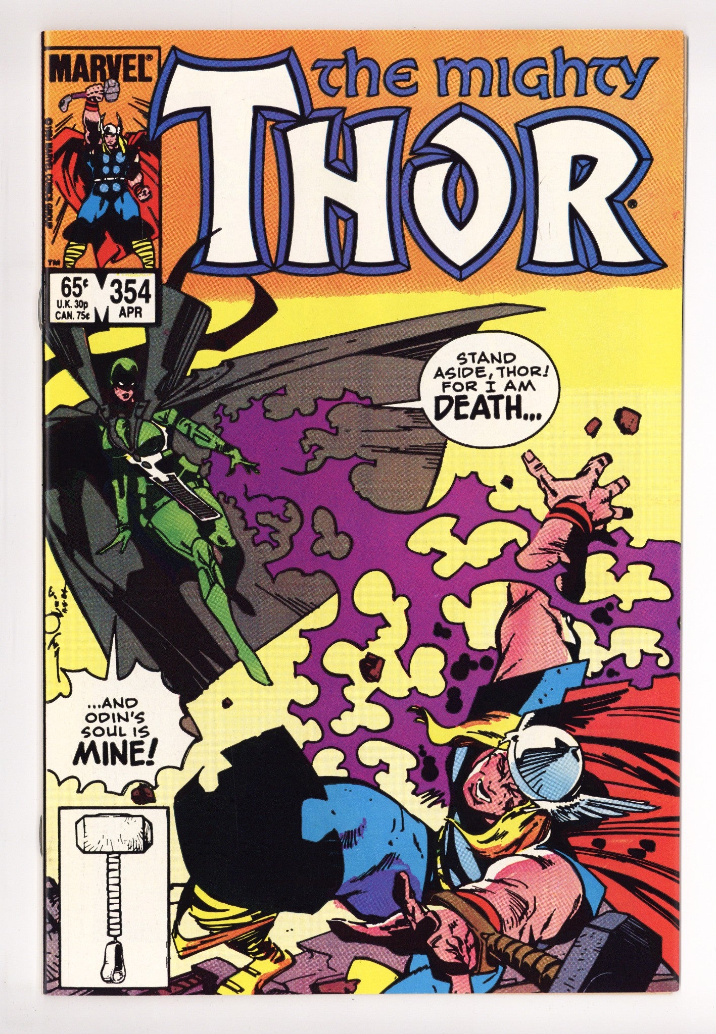 Thor Vol 1 354 High Grade (1985) 