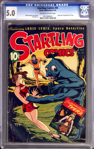 Startling Comics 45 CGC 5.0 (VG/FN) (1947)