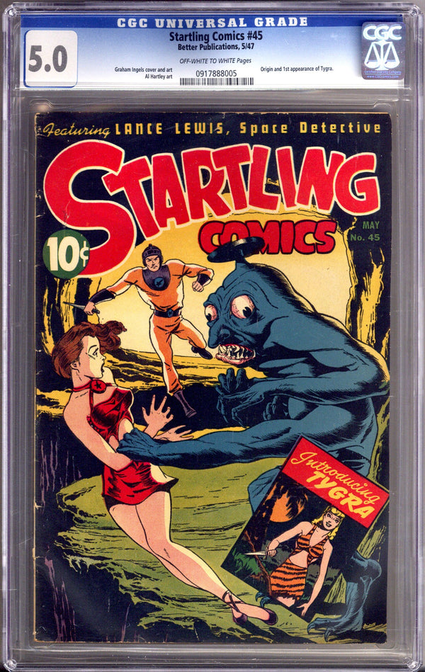 Startling Comics 45 CGC 5.0 (VG/FN) (1947)