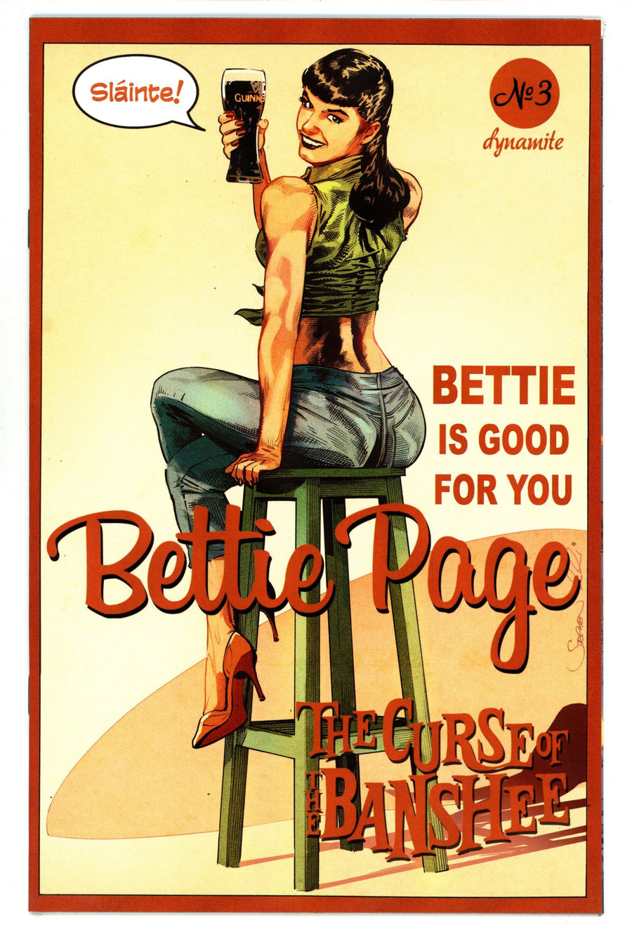Bettie Page and the Curse of the Banshee 3 High Grade (2021) Mooney Variant 