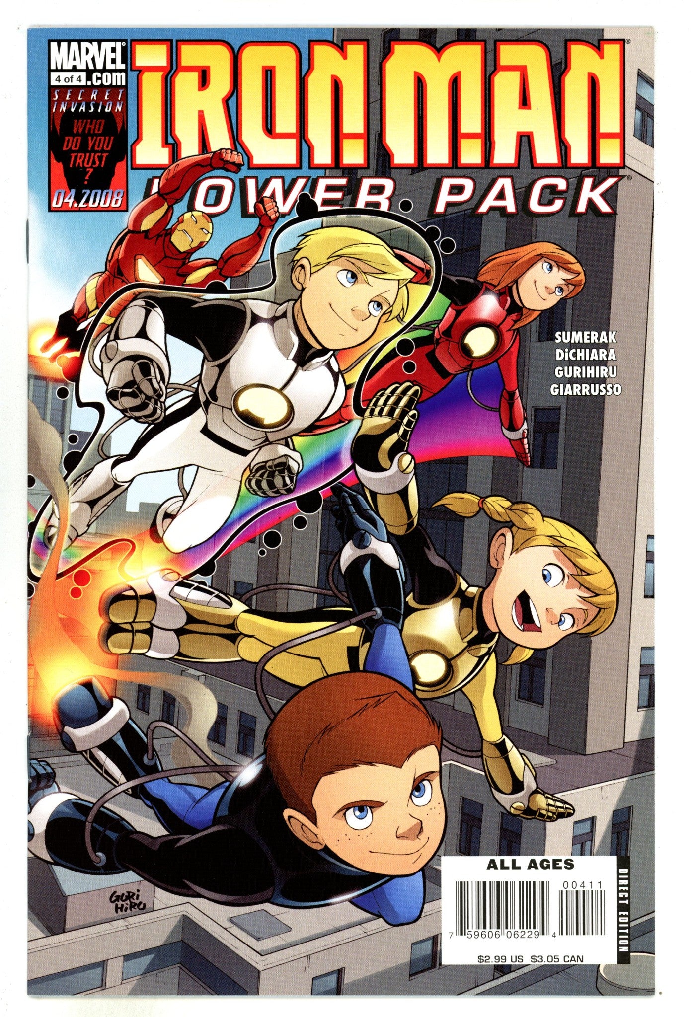 Iron Man and Power Pack 4 High Grade (2008) 