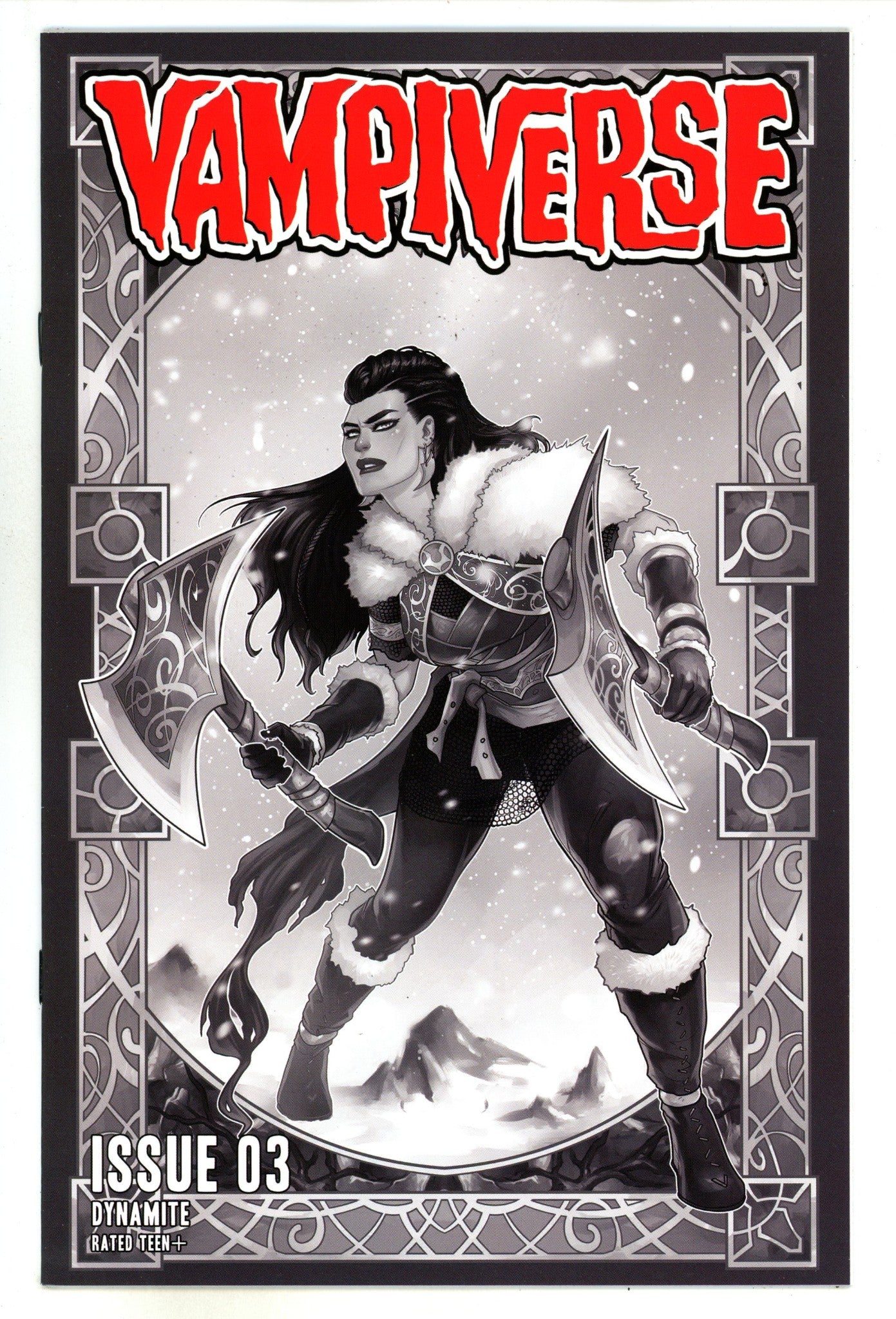 Vampiverse 3 High Grade (2021) Hetrick B&W Incentive Variant 