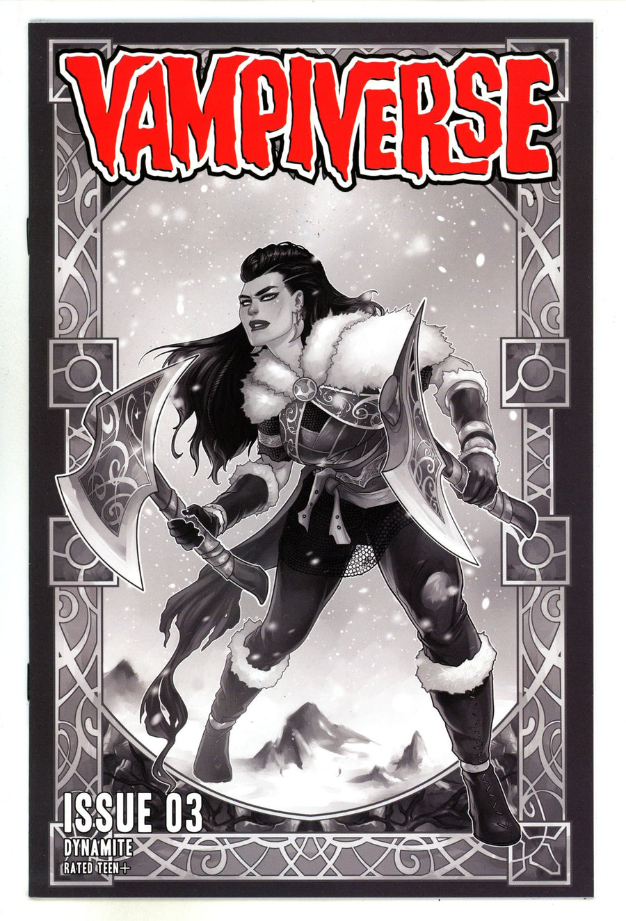Vampiverse 3 High Grade (2021) Hetrick B&W Incentive Variant 