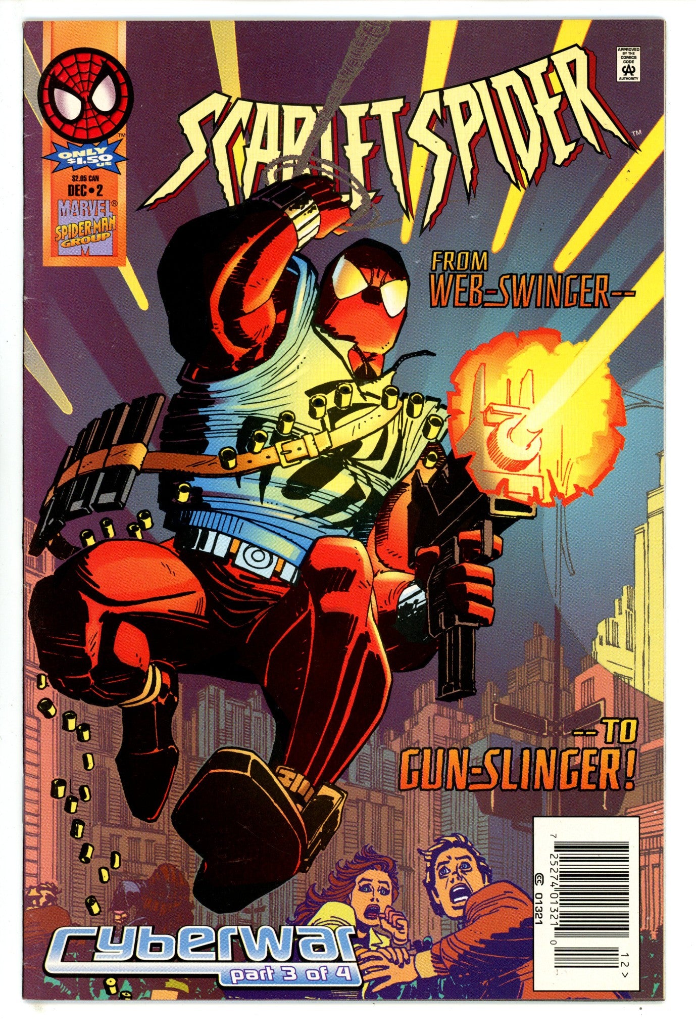 Scarlet Spider Vol 1 2 Newsstand FN+ (1995)