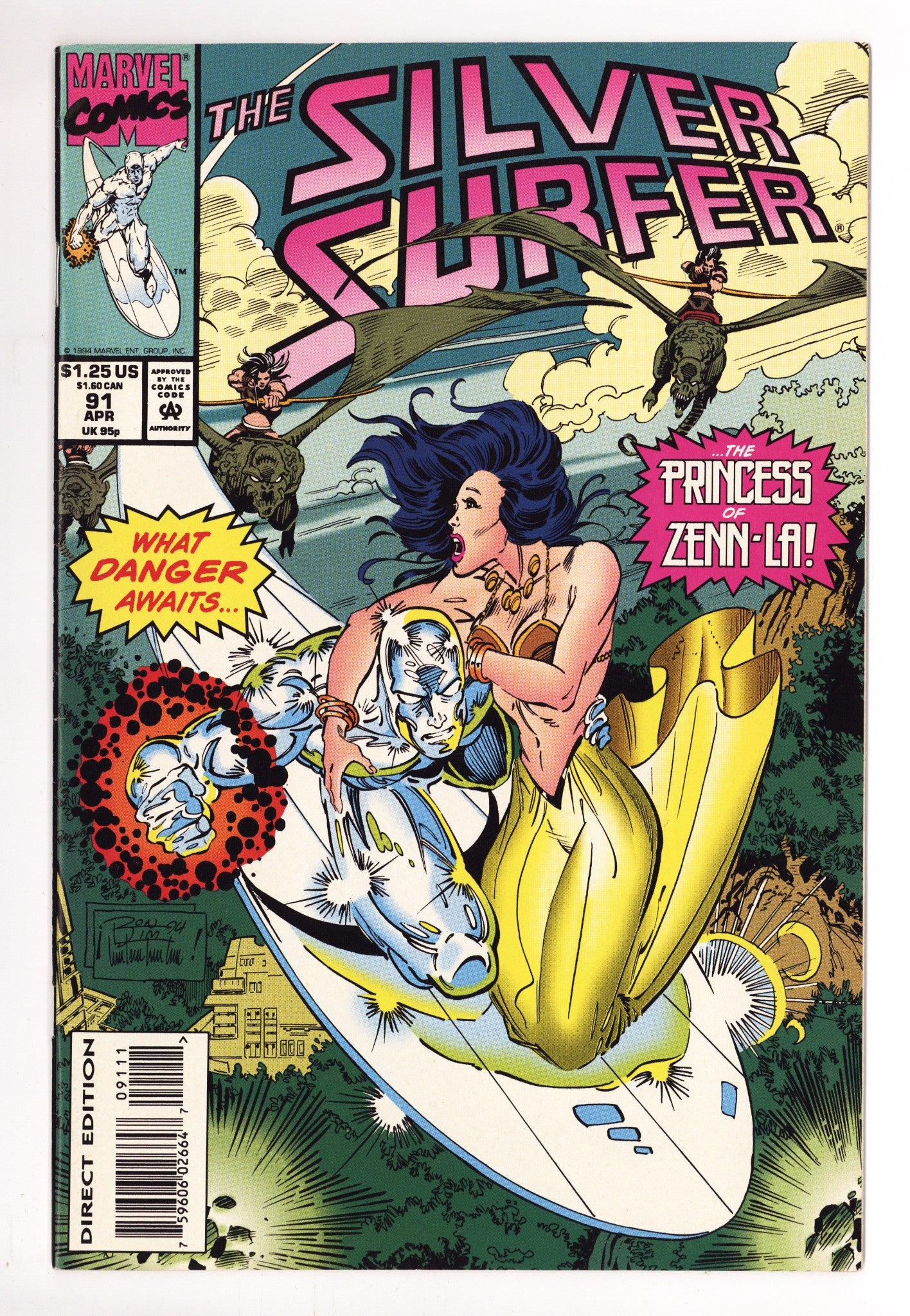 Silver Surfer Vol 3 91 Mid Grade (1994) 