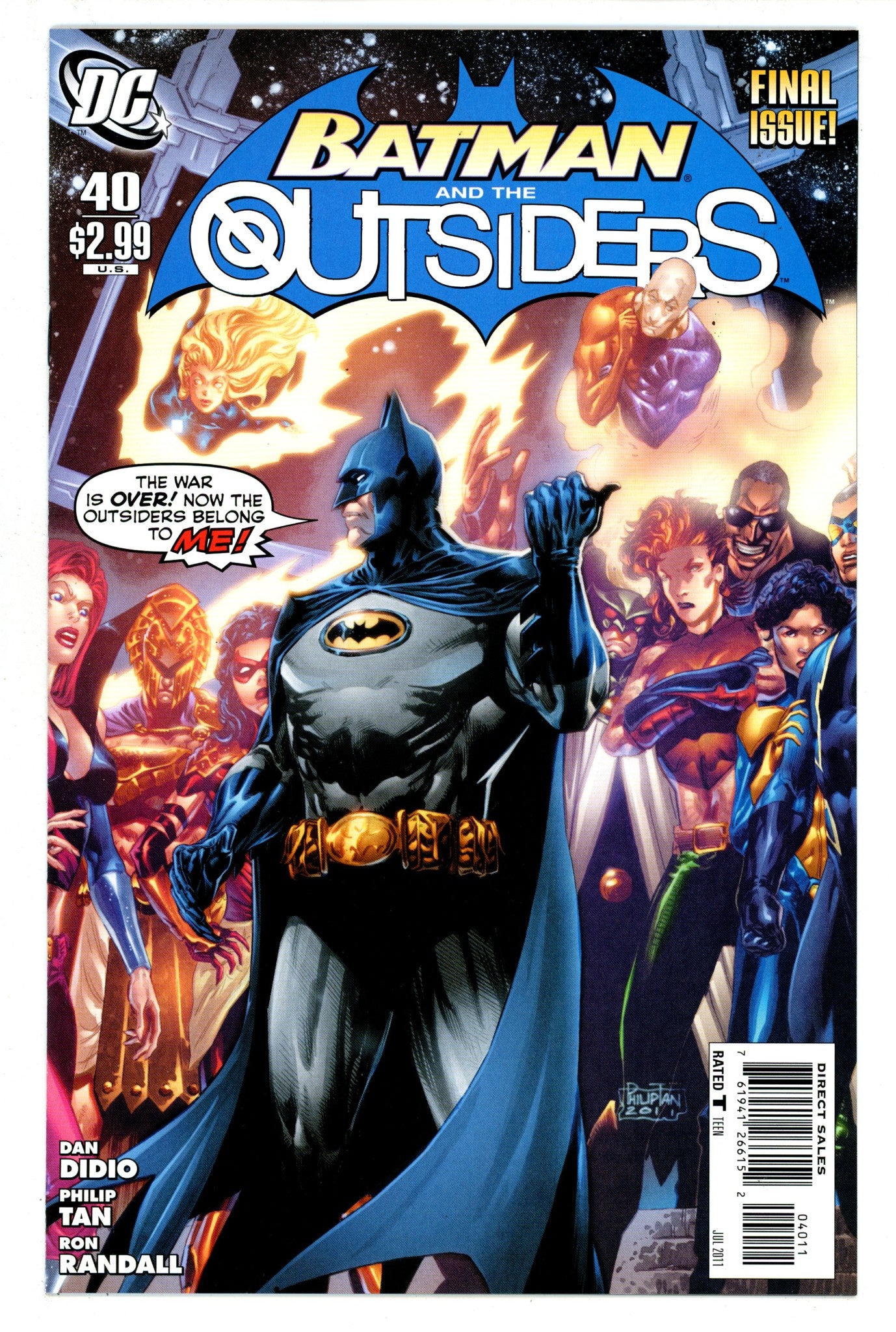 Batman and the Outsiders Vol 4 40 High Grade (2011) 
