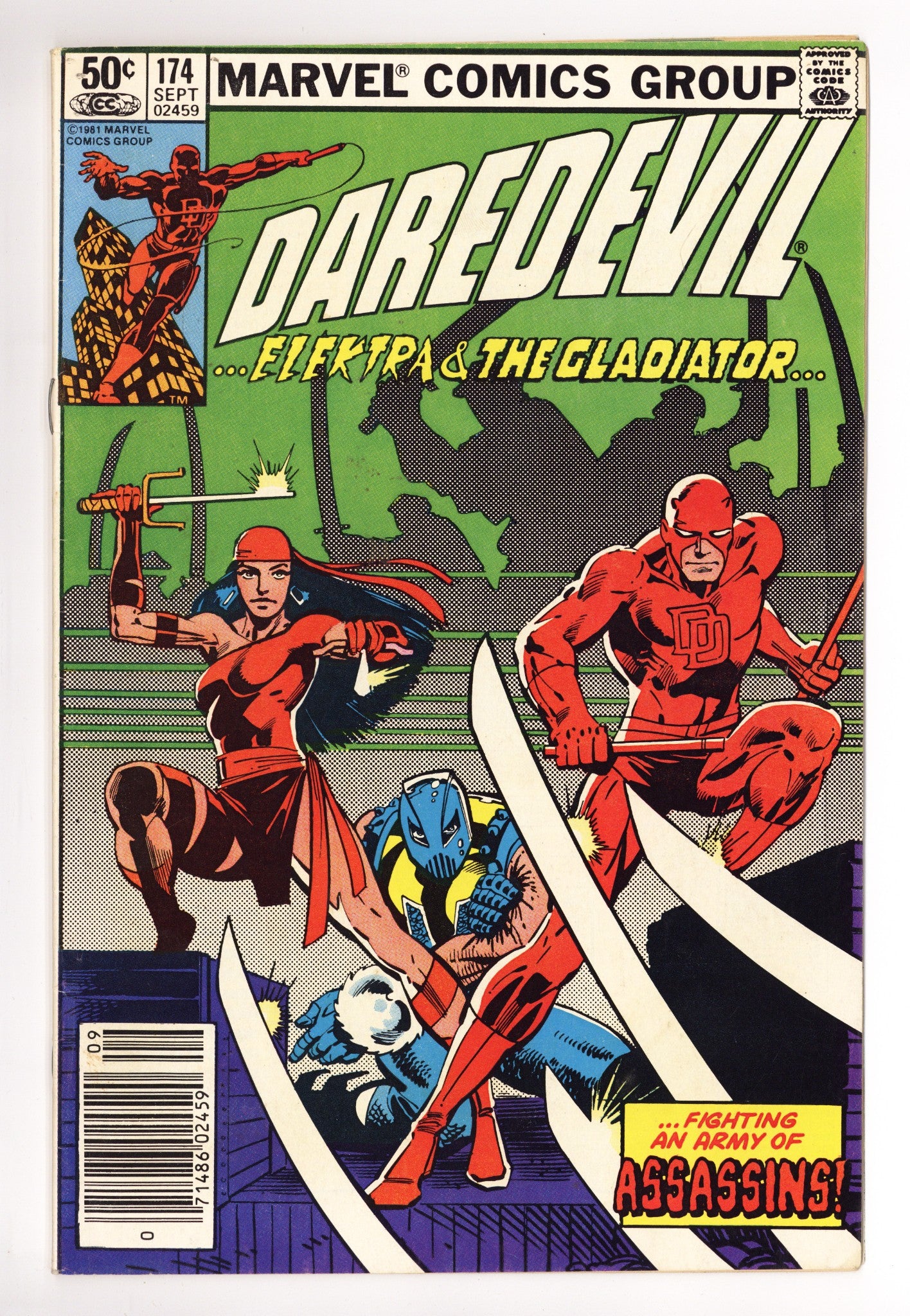 Daredevil Vol 1 174 VG- (3.5) (1981) Newsstand 
