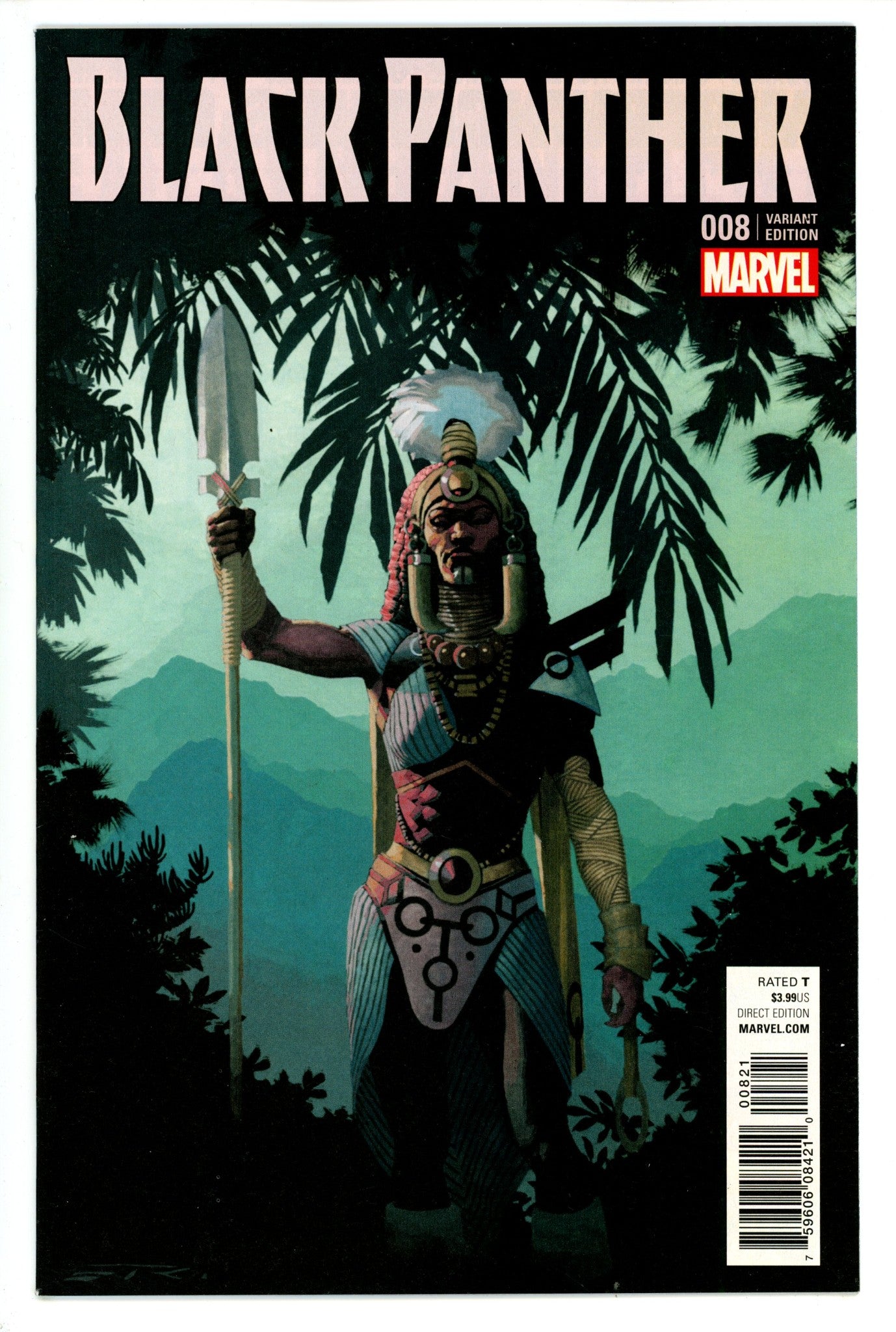 Black Panther Vol 6 8 High Grade (2017) Ribic Variant 