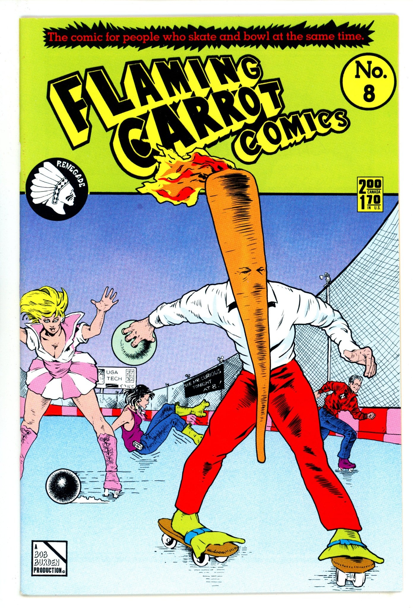 Flaming Carrot Comics   8  VF+ (8.5)   (1985)        