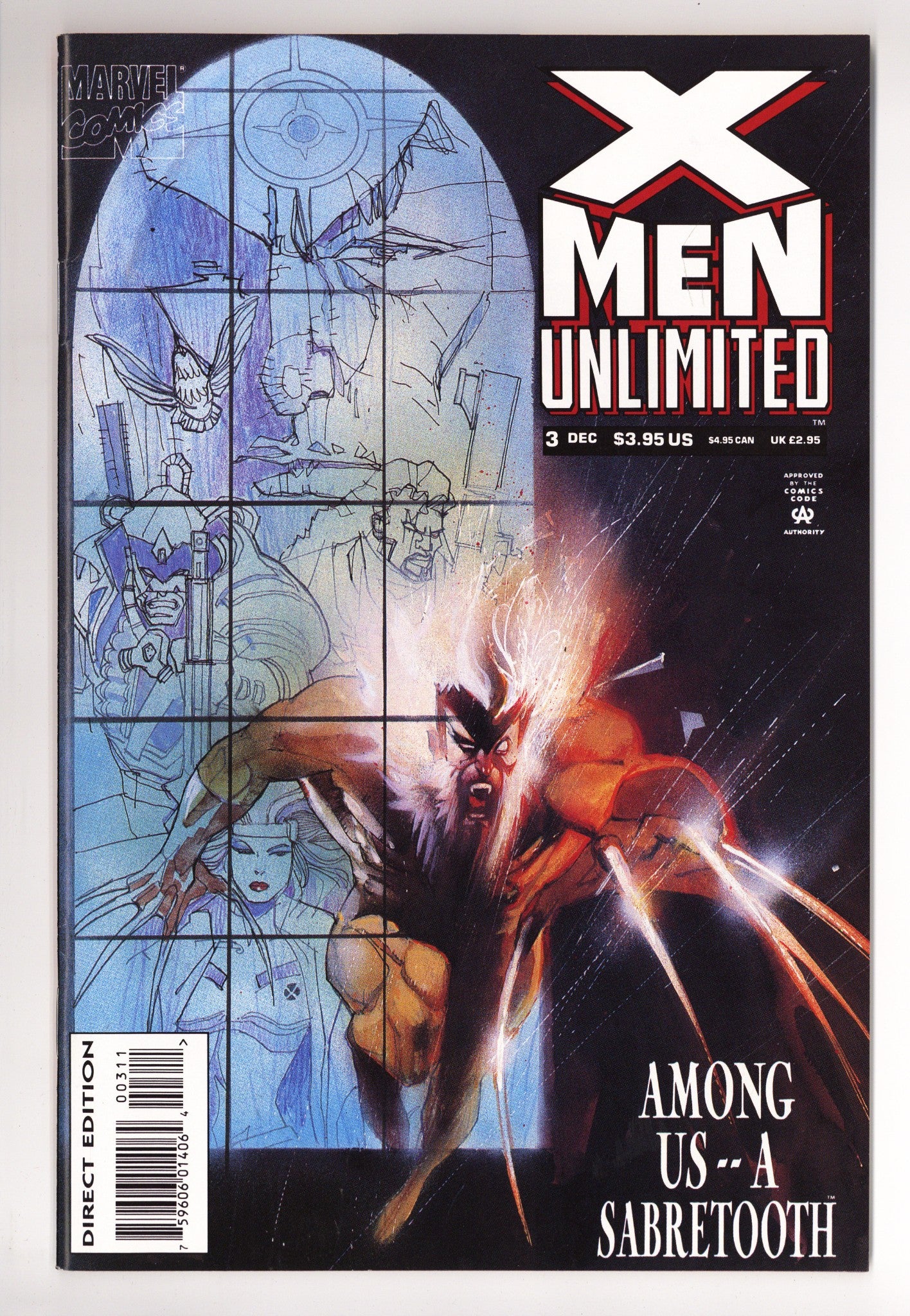 X-Men Unlimited Vol 1 3 Mid Grade (1993) 