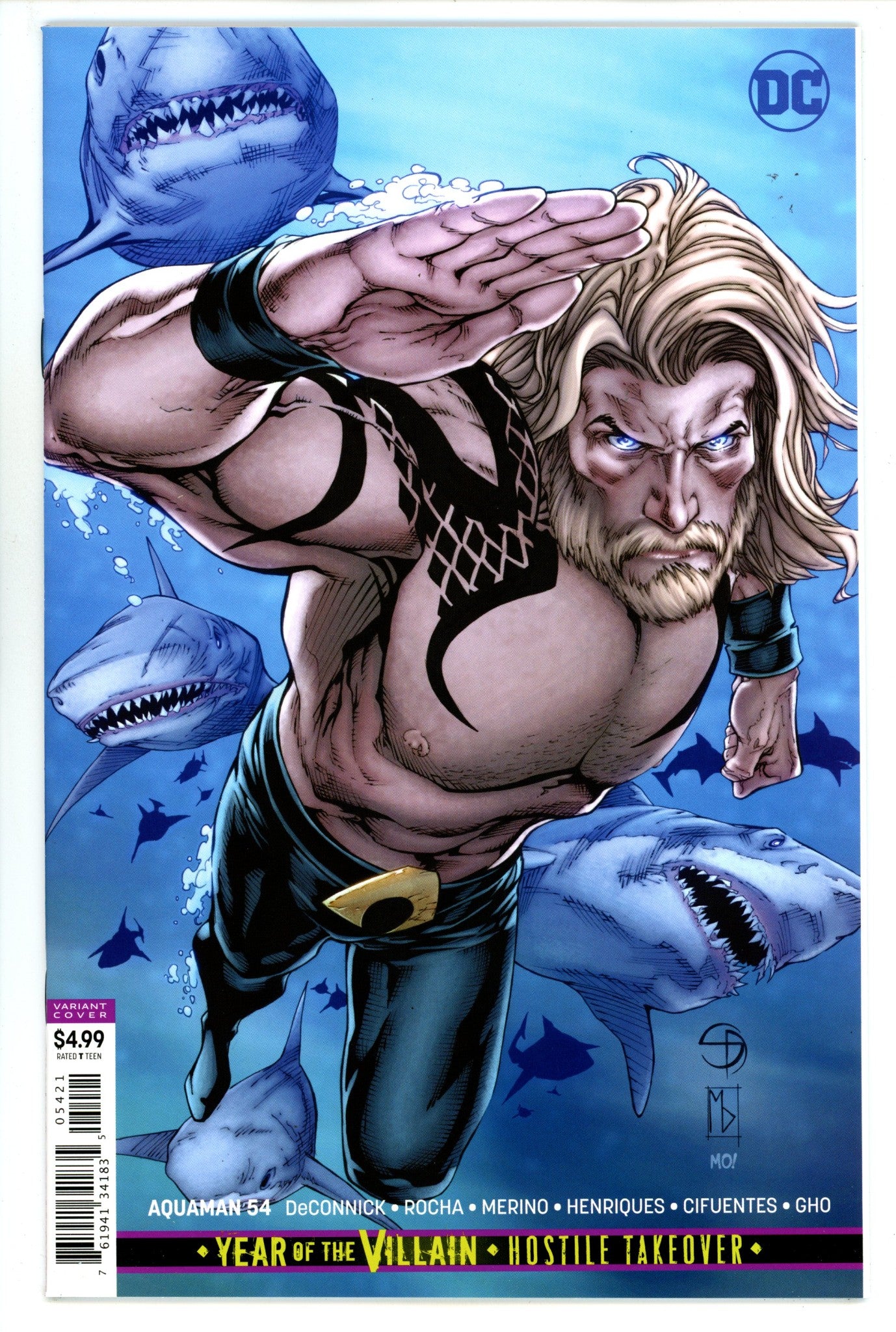 Aquaman Vol 8 54 High Grade (2020) Davis Variant 