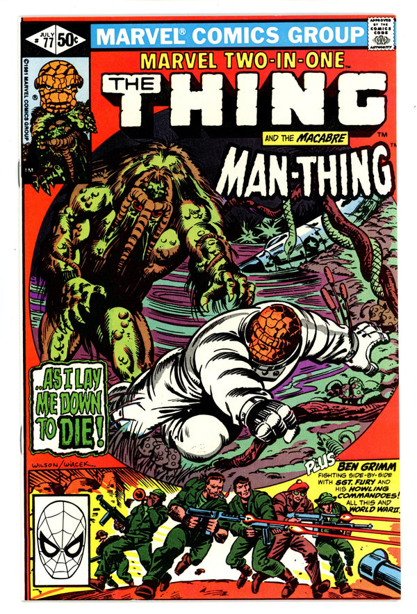 Marvel Two-in-One Vol 1 77 Mid Grade (1981)