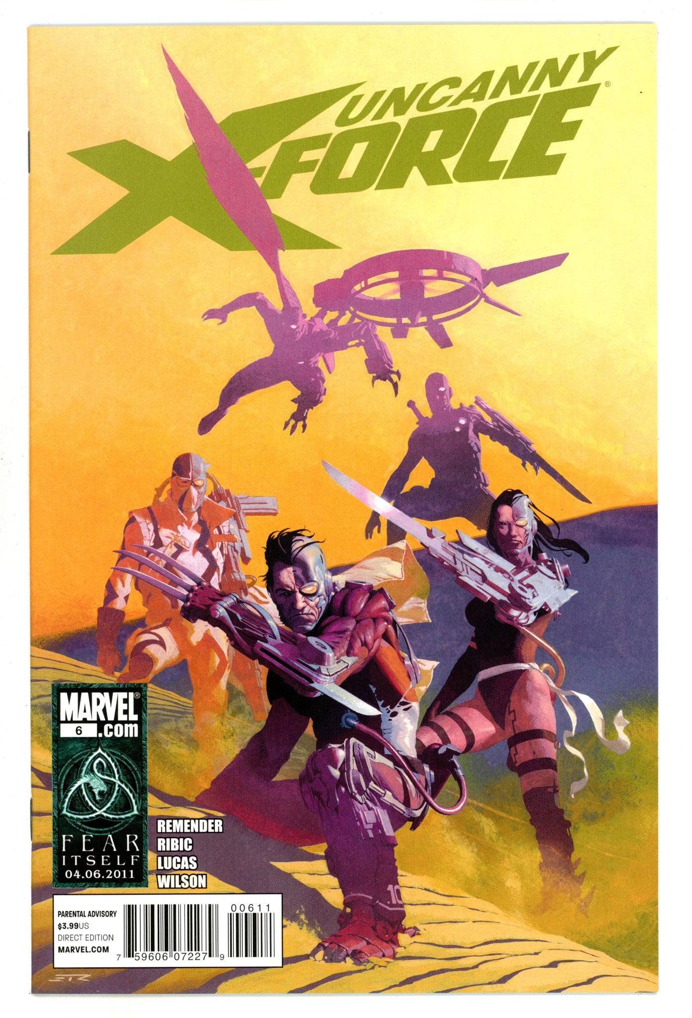 Uncanny X-Force Vol 1 6  High Grade  (2011)  