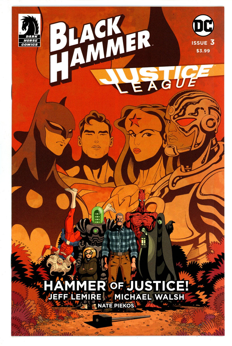 Black Hammer / Justice League: Hammer of Justice! 3 High Grade (2019) Moore Variant 