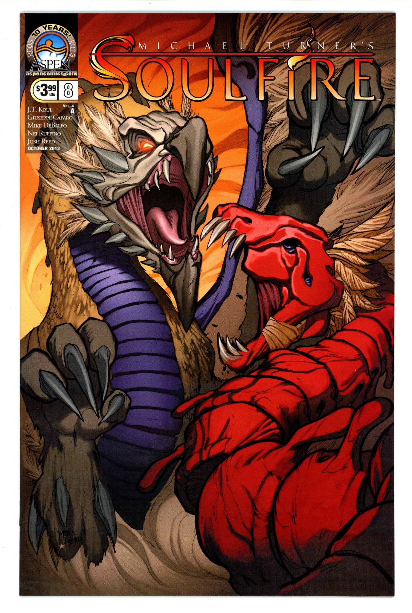 Michael Turner's Soulfire Vol 4 8High Grade(2013)