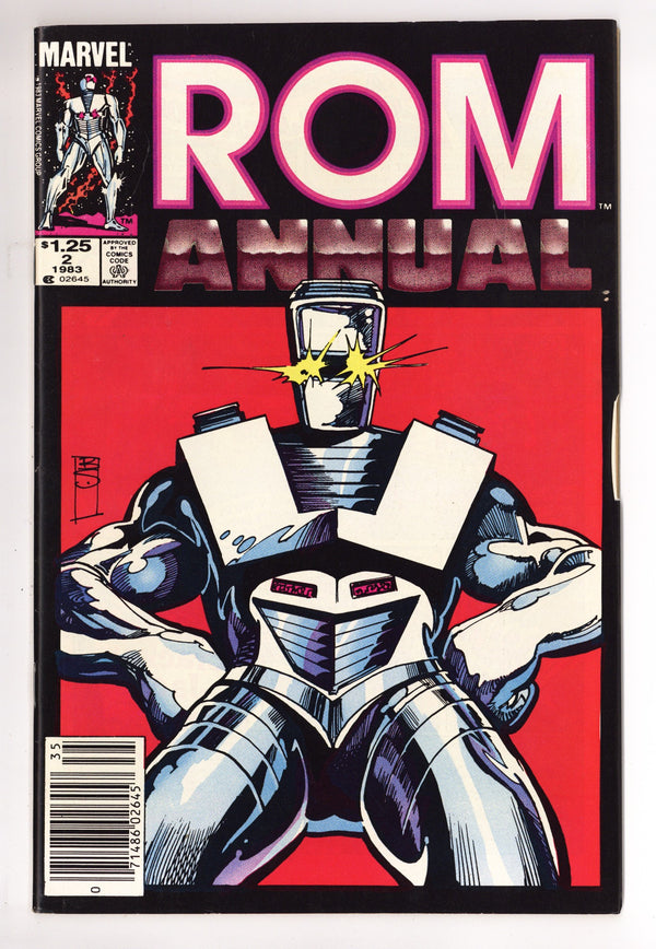 Rom Annual Vol 1 2 Mid Grade (1983) Canadian Price Variant