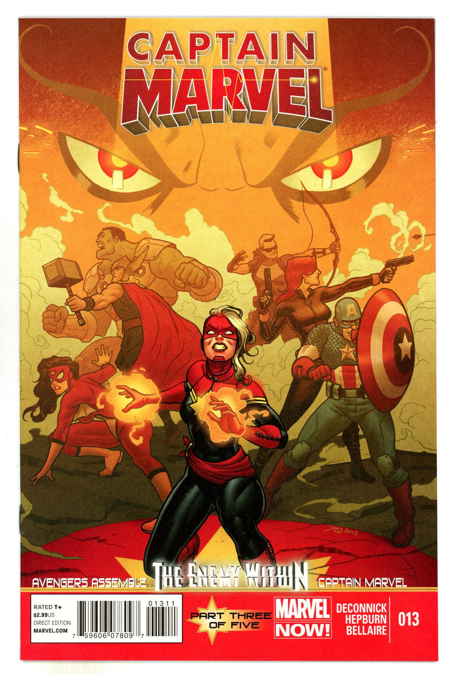 Captain Marvel Vol 8 13 High Grade (2013) 