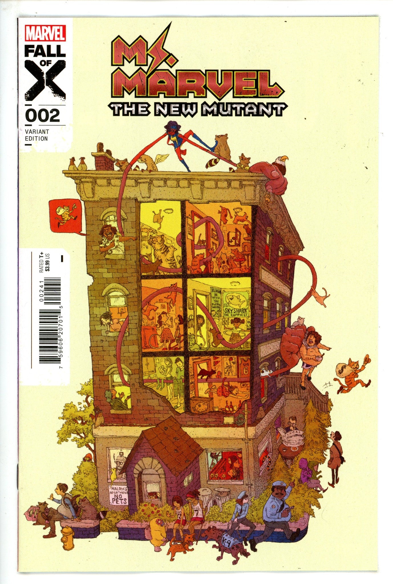 Ms Marvel New Mutant 2 Alphona Variant (1900)