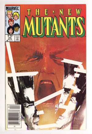 The New Mutants Vol 1 26 NM- (9.2) (1985) Canadian Price Variant