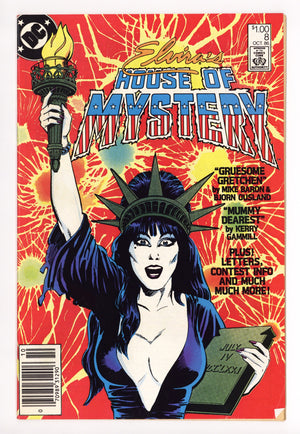 Elvira's House of Mystery 8 FN- (5.5) (1986) Canadian Price Variant 