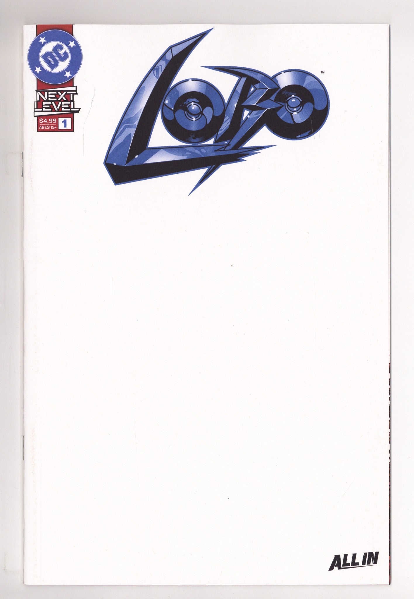 Lobo Vol 4 1 Blank Variant (2026)