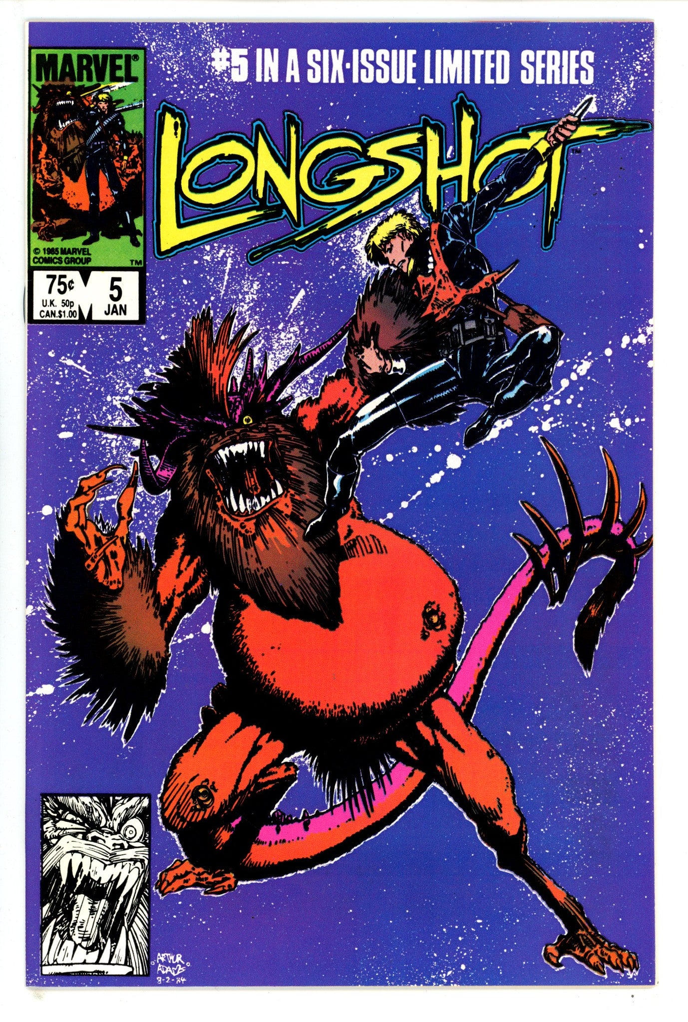 Longshot Vol 1 5 NM- (1986)