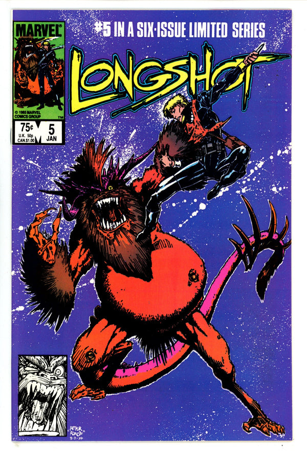 Longshot Vol 1 5 NM- (1986)