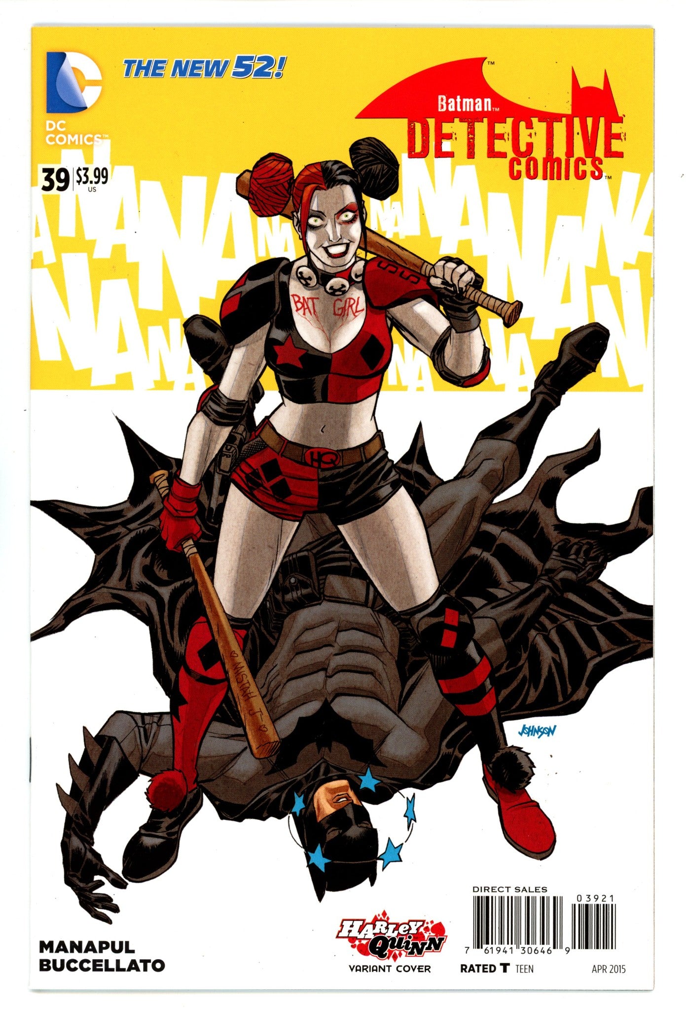 Detective Comics Vol 2 39 High Grade (2015) Johnson Variant 