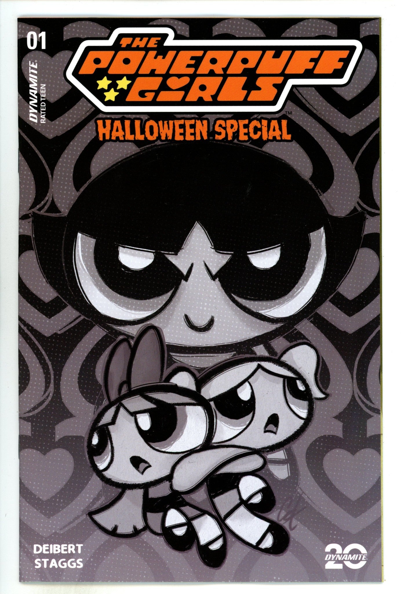 Powerpuff Girls Halloween Special 1 Staggs B&W Incentive Variant (2024)
