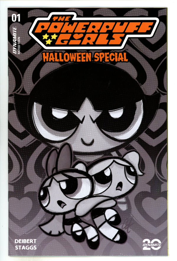 Powerpuff Girls Halloween Special 1 Staggs B&W Incentive Variant (2024)