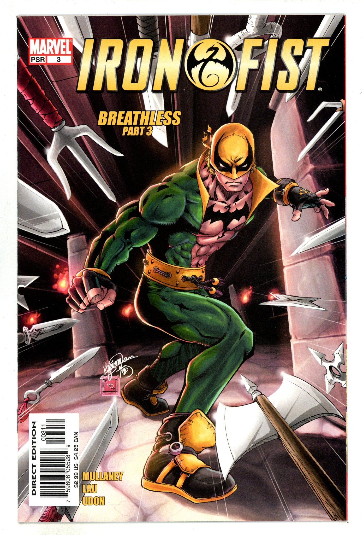 Iron Fist Vol 4 3 High Grade (2004) 