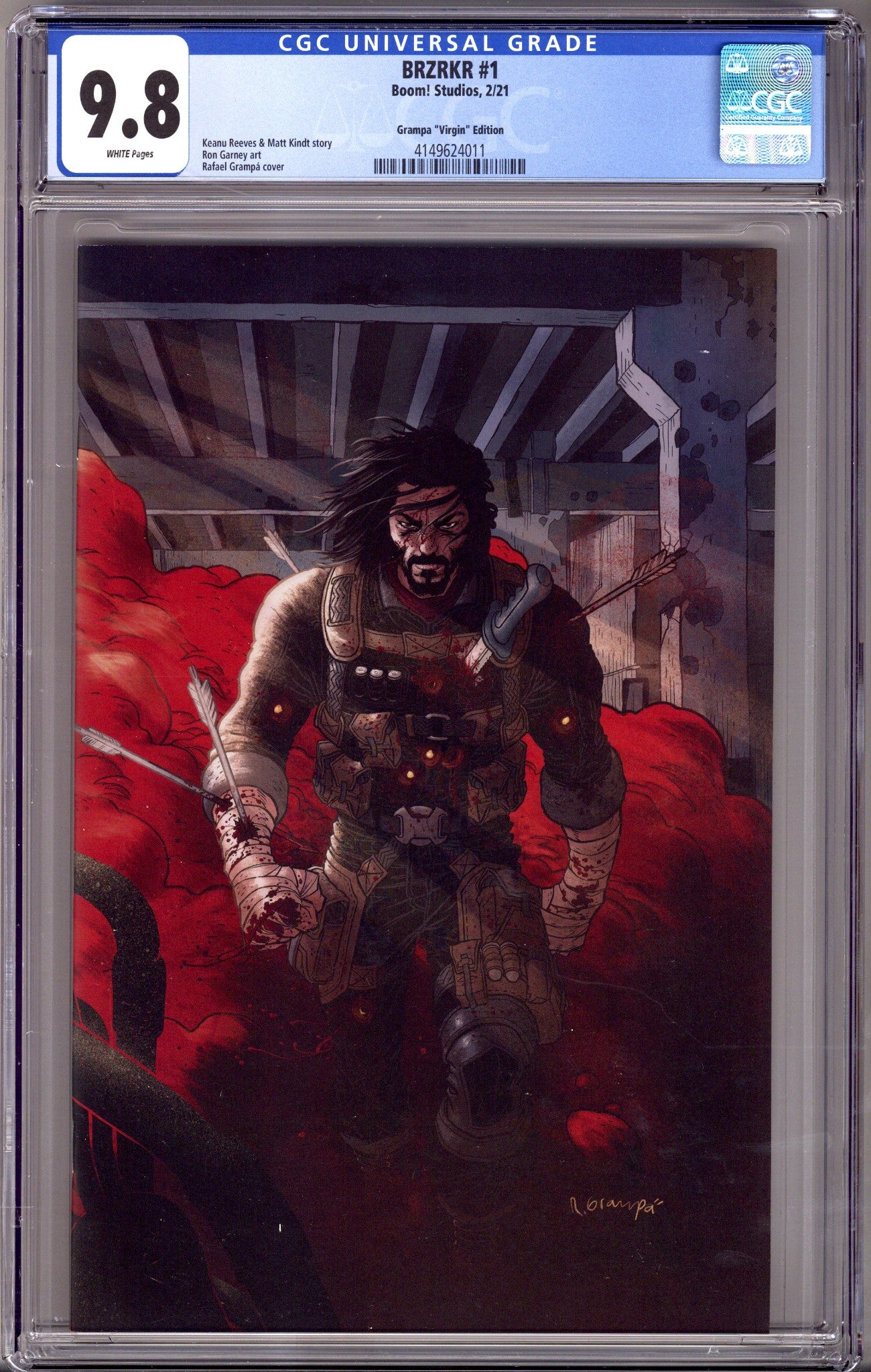 Brzrkr 1 CGC 9.8 (NM/M) (2021) Grampa Virgin Incentive Variant 