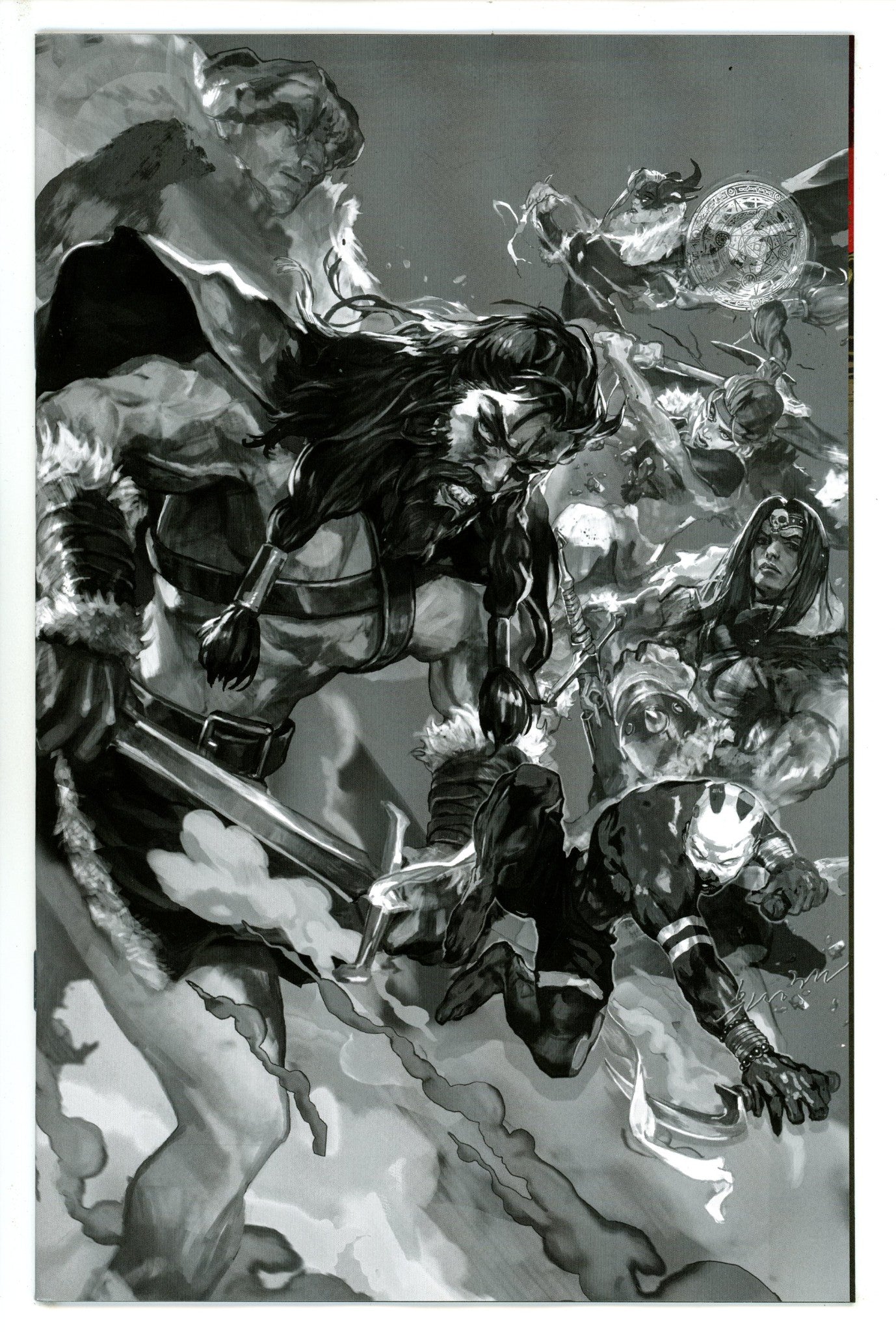 Mighty Barbarians 5 Yune B&W Incentive Variant VF/NM (2023)