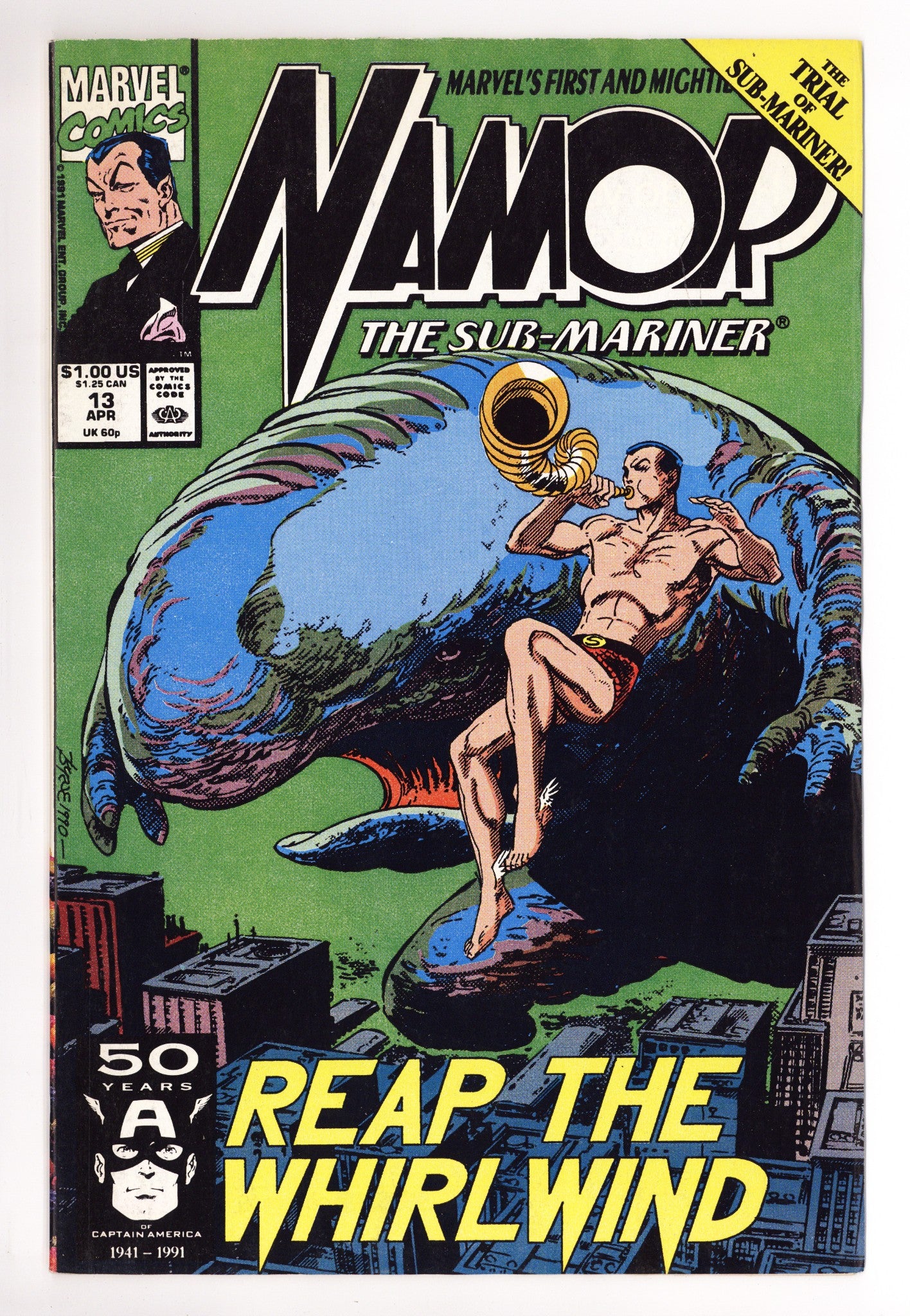 Namor, the Sub-Mariner 13 Mid Grade (1991) 
