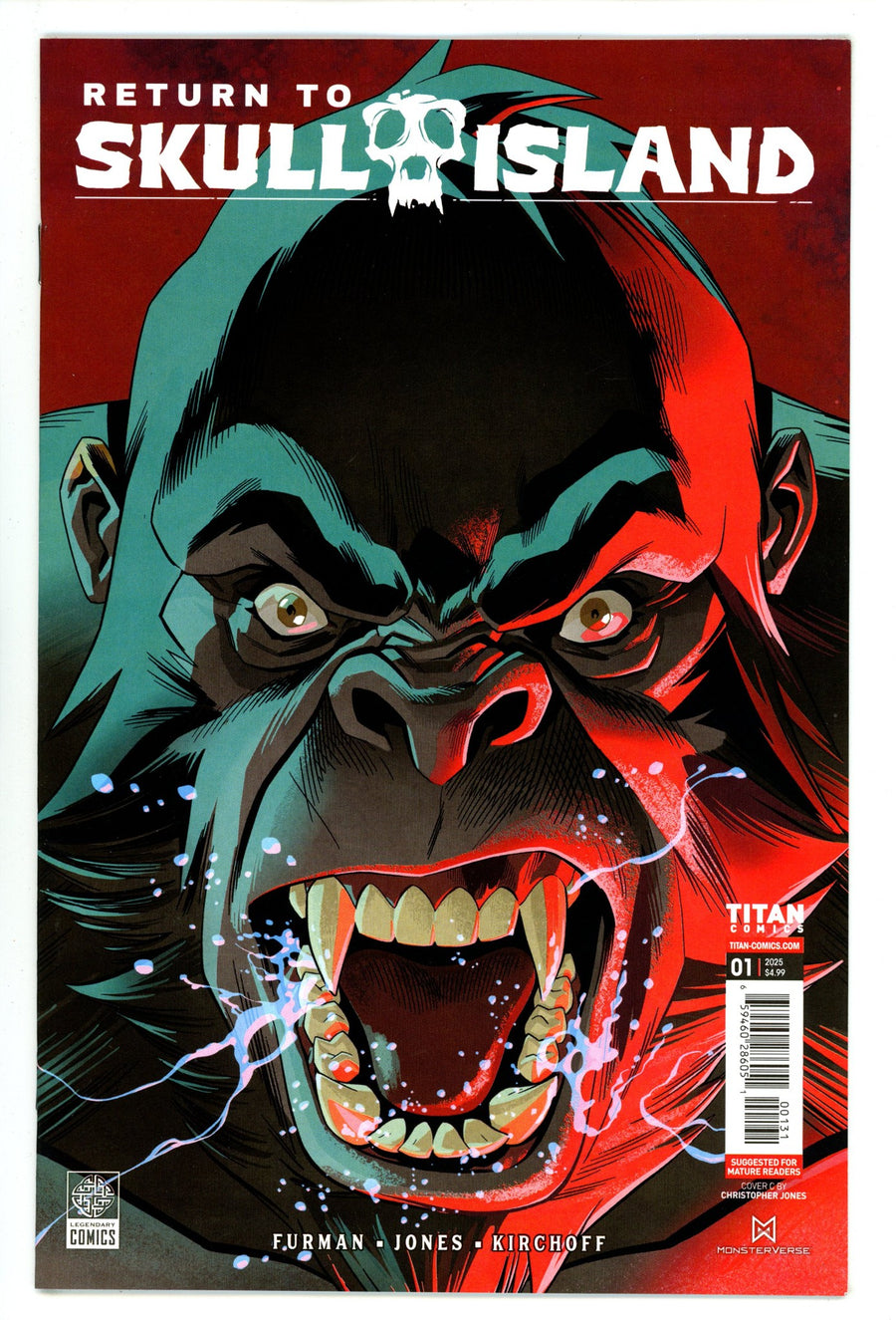 Return To Skull Island 1 Jones Headshot Variant (2025)